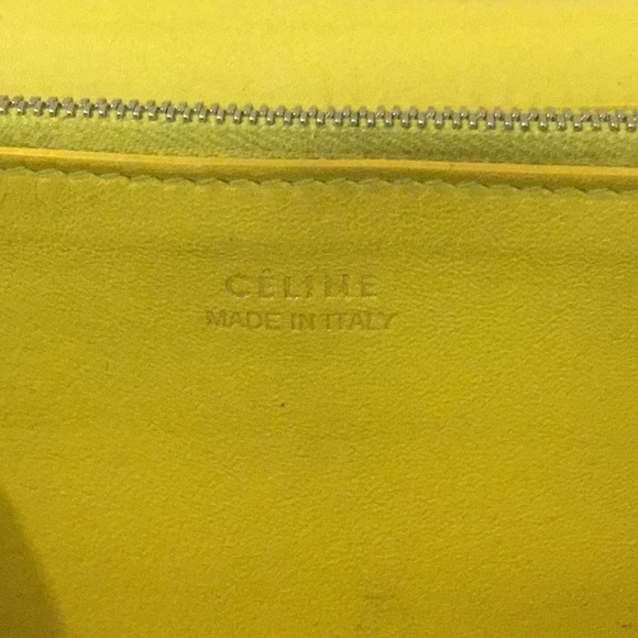 Authentic Vintage Celine Black Italian Leather Luxury Wallet - Picture 11 of 16